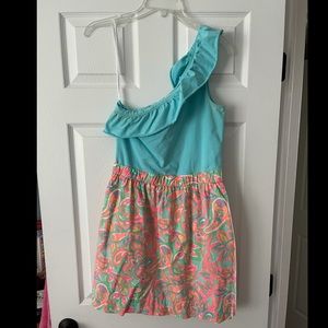 Lilly Pulitzer one shoulder dress